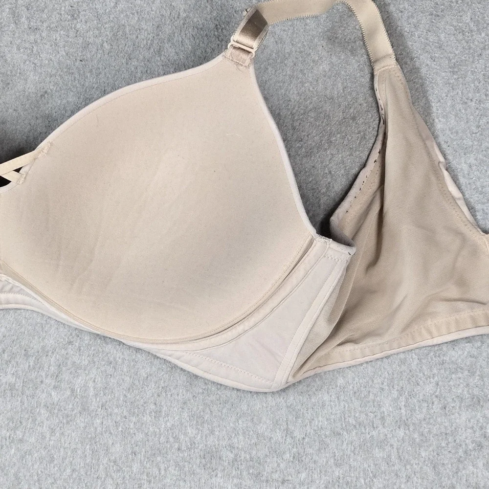 Torrid Curve Women Bra 40DDD Beige Lightly Lined Adjustable Straps READ
